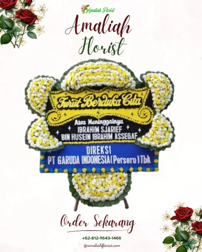 Papan Bunga Duka di Grand Rohan Jogja