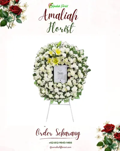 Krans Bunga Duka Cita di Grand Rohan Jogja